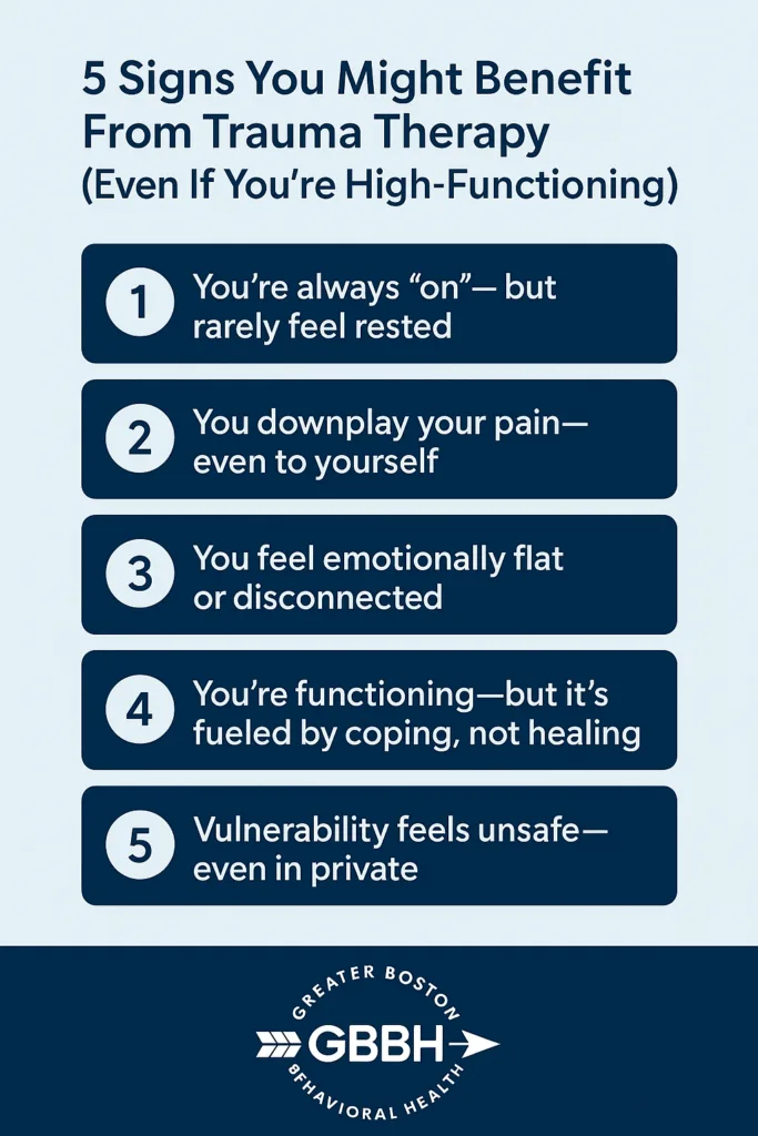 5 Signs You Might Benefit from Trauma Therapy Program