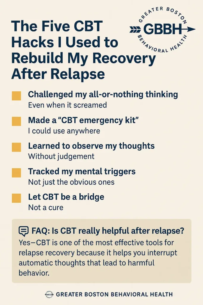 CBT and Relapse Recovery